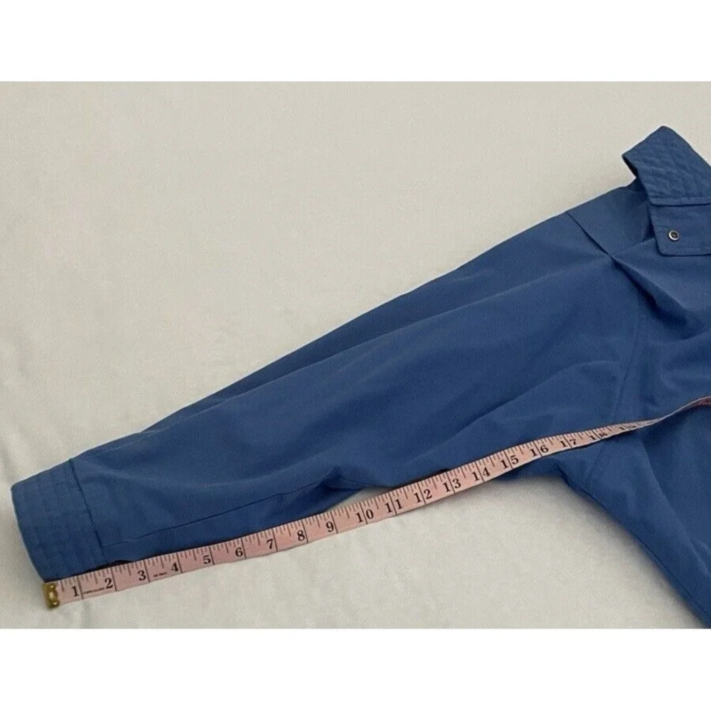 Vintage Pacific Trail Jacket Men Size Large Blue Flannel-Lined Full Zip‎ Pockets